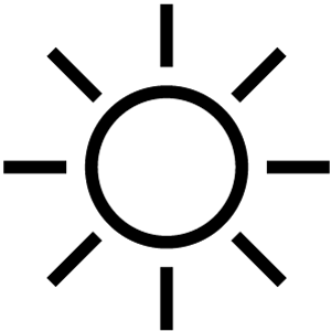 sun weather icon